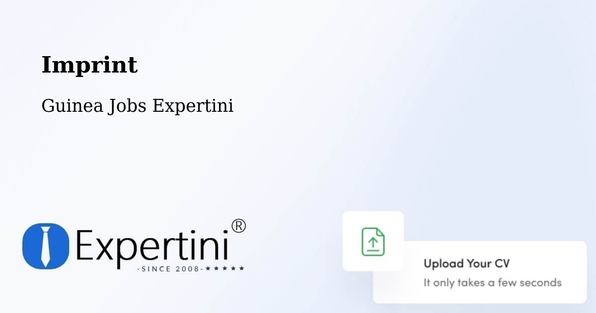 Imprint – Mandiana - Guinea Jobs Expertini